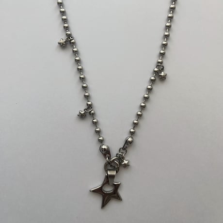 star ball chain necklace✩*ೃ.⋆