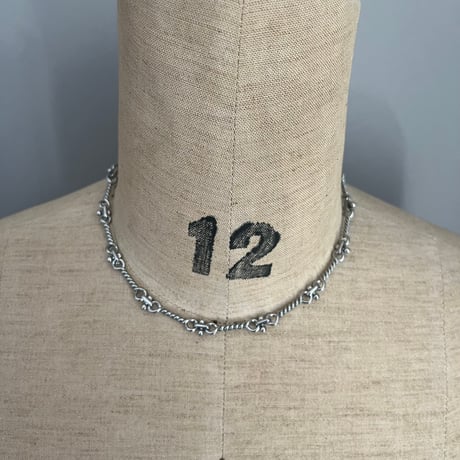 fleur link necklace（silver/gold）