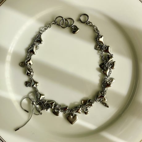 Heart Cluster Necklace