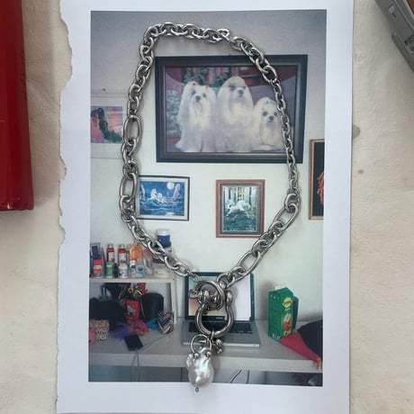 big pearl necklace *๑ ⋆₊ ♱
