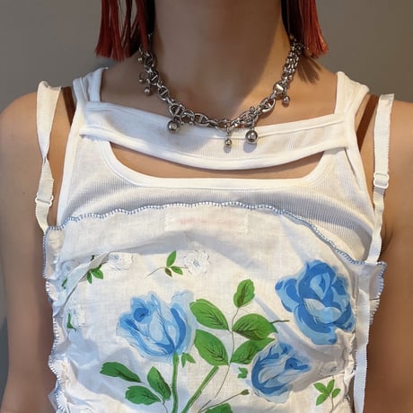 silver chain necklace  004