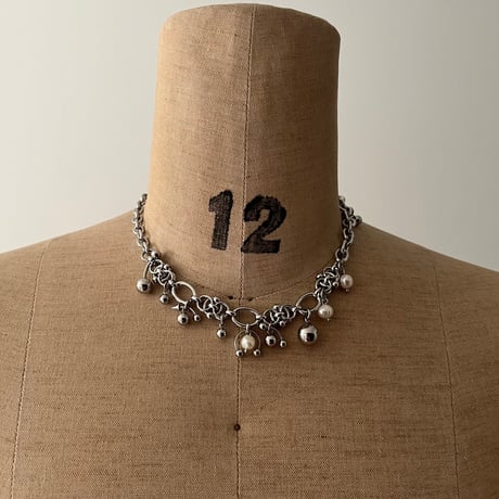 silver chain necklace 005