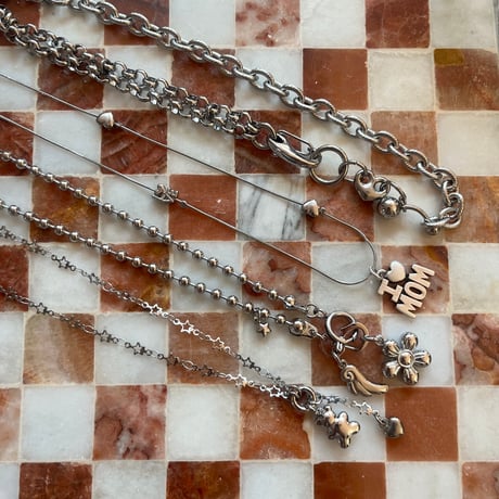 LOVE mom necklace♡ྀི ˖ ⊹