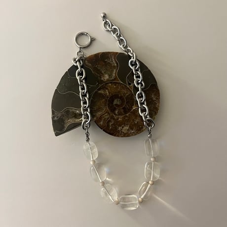 stone necklace-quartz-