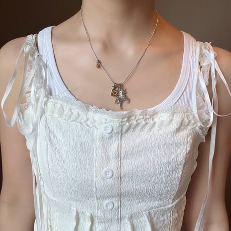 unicorn snake chain necklace˚ ༘♡