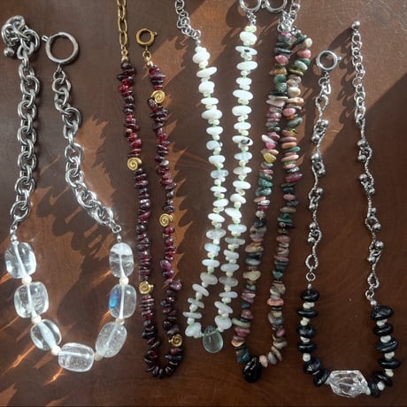 stone necklace-quartz-