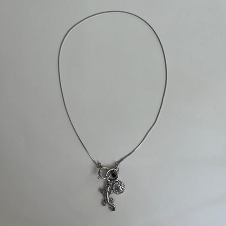snake chain necklace-lizard-