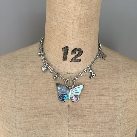 shell butterfly necklace