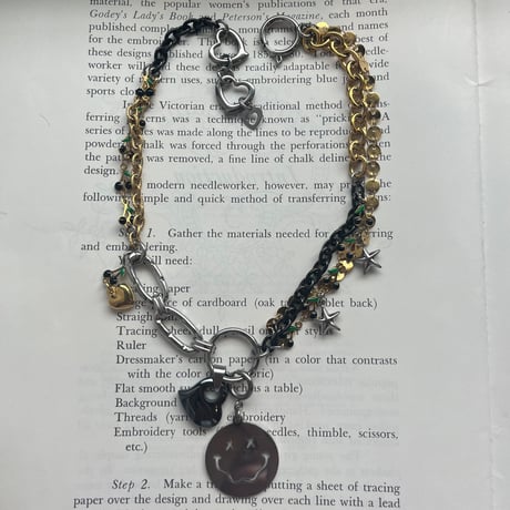 smiley necklace