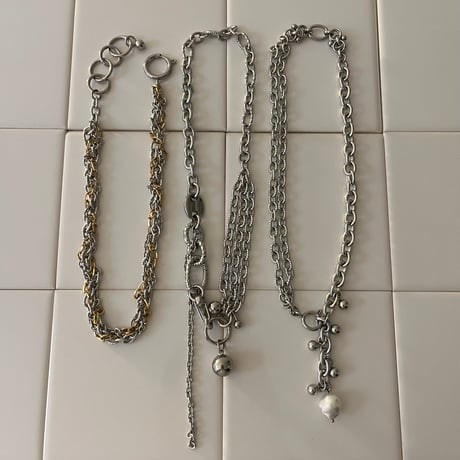 big ball combination necklace