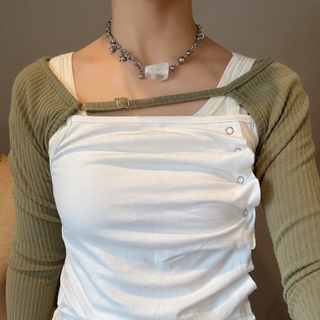 quartz necklace