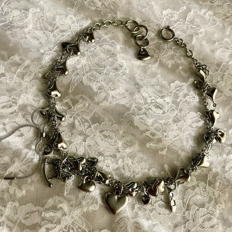 Heart Cluster Necklace
