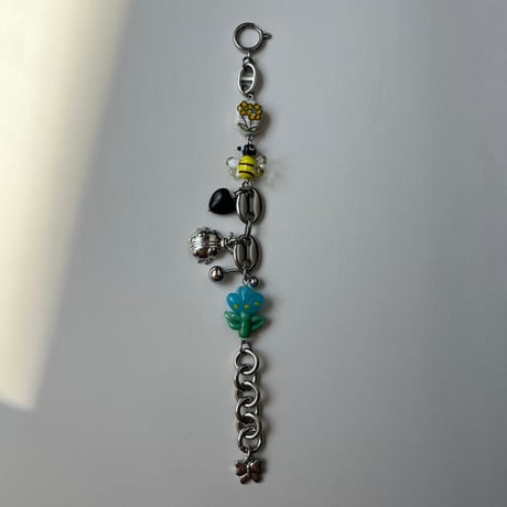 flower & insect bracelet
