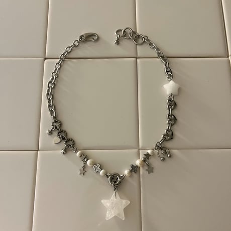 twinkle star necklace♡ ᩧ꒱ಎ-quartz-
