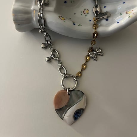 shell heart necklace