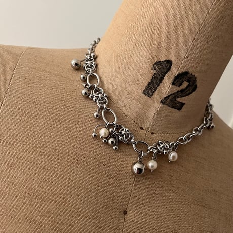 silver chain necklace 005