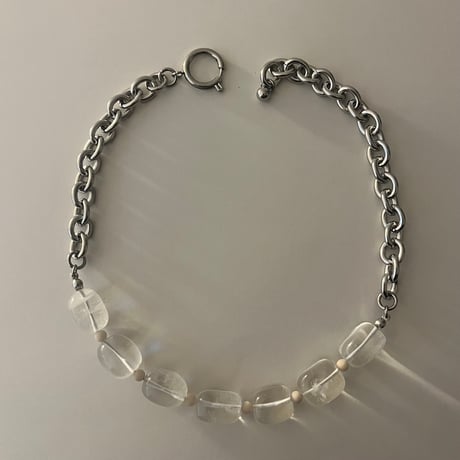 stone necklace-quartz-