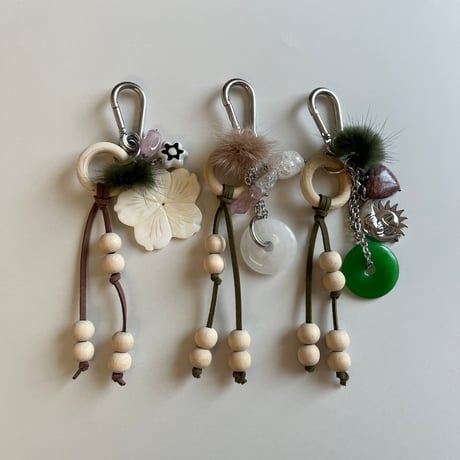 chipie original key chain-stone-
