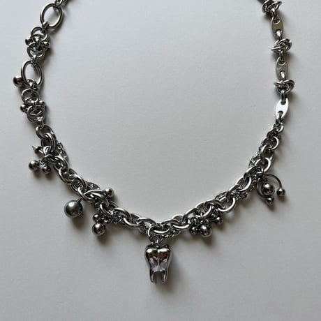 tooth charm necklace