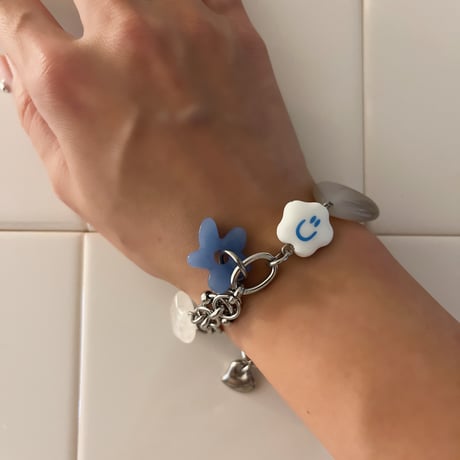 smiley cloud bracelet