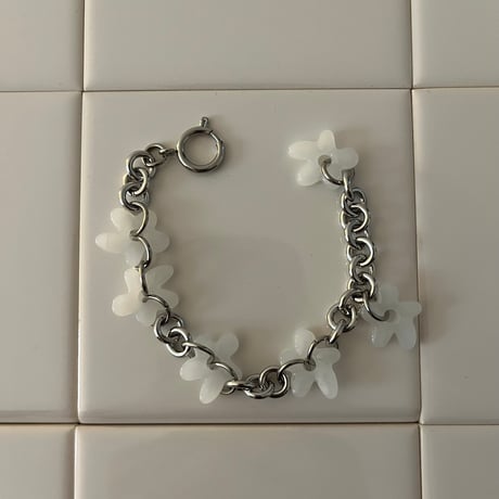 ohana bracelet-milky white-