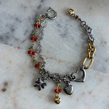 cherry bracelet