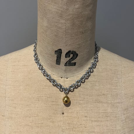 big ball charm necklace⋆｡˚𖦹（silver/gold）