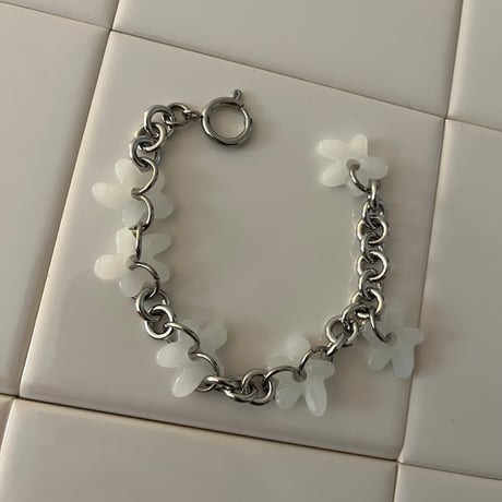 ohana bracelet-milky white-