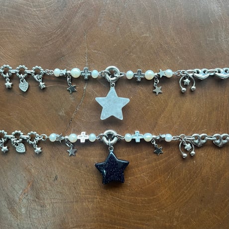 twinkle star necklace♡ ᩧ꒱ಎ-quartz-
