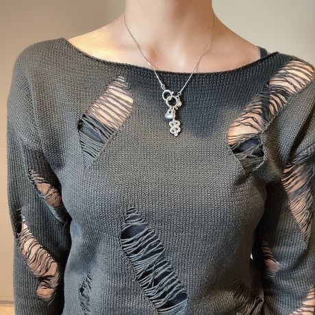 snake chain necklace-snake-