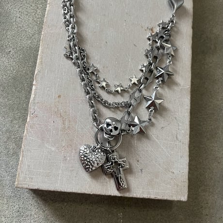 skull♡combi necklace