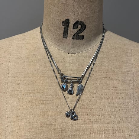 layered necklace set𓆩ꨄ︎𓆪 ༝༚（silver/gold）