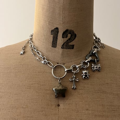 pyrite star necklace*๑♡՞