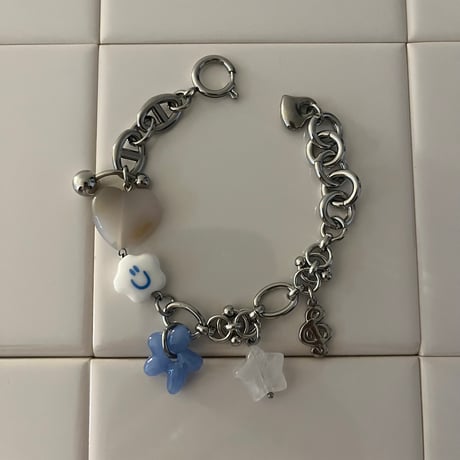 smiley cloud bracelet