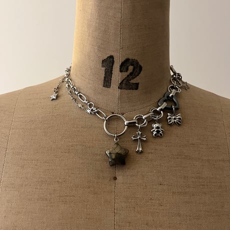 pyrite star necklace*๑♡՞