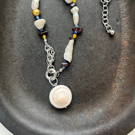 spiral shell necklace