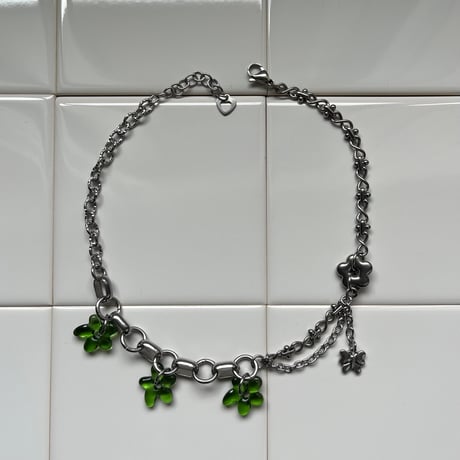ohana necklace-green-