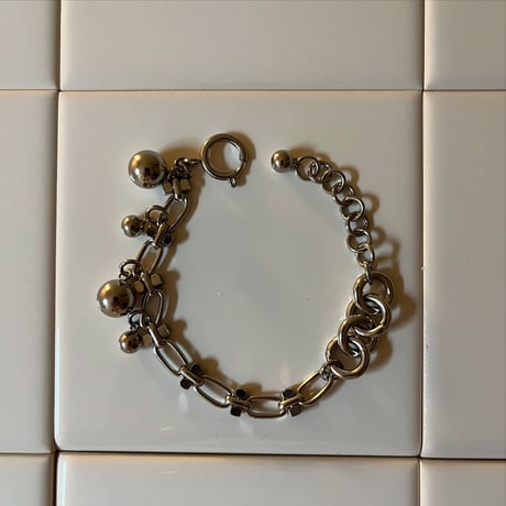 silver ball bracelet