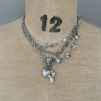 skull♡combi necklace