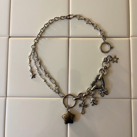 pyrite star necklace*๑♡՞