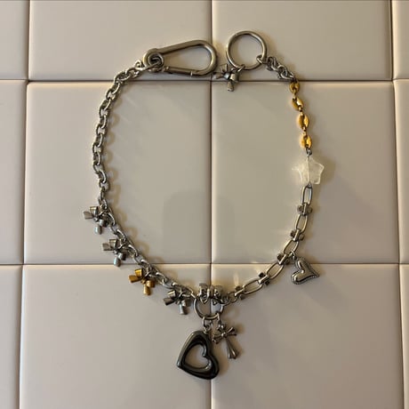 hematite heart necklace