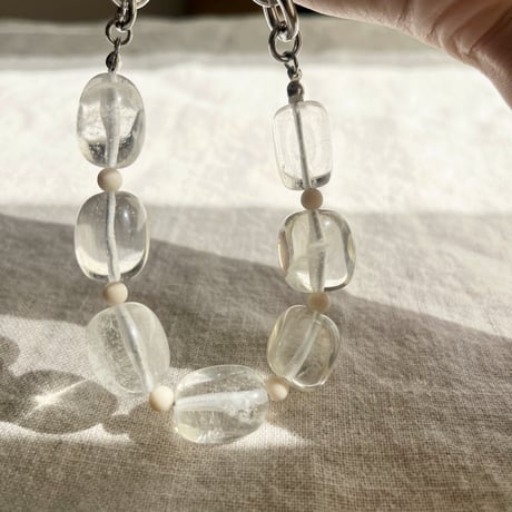 stone necklace-quartz-