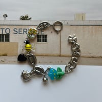 flower & insect bracelet