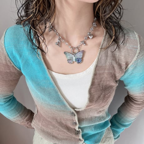 shell butterfly necklace