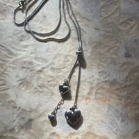 heart slide necklace