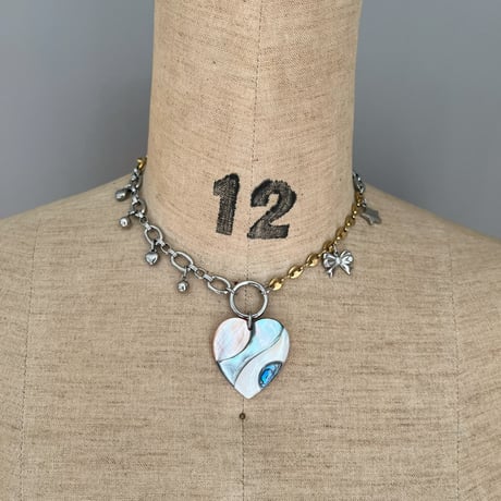 shell heart necklace