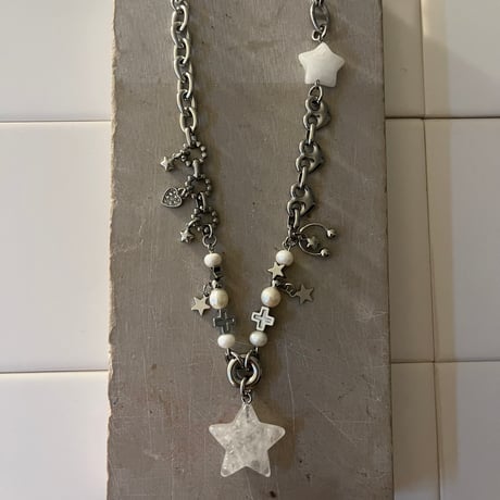 twinkle star necklace♡ ᩧ꒱ಎ-quartz-