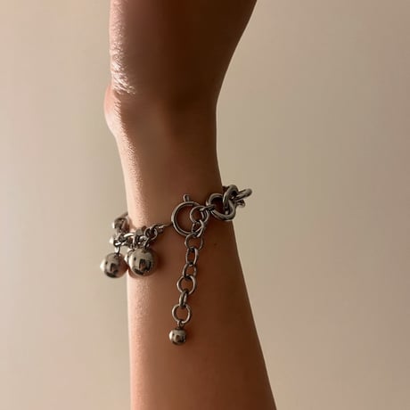 silver ball bracelet
