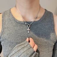 chibi cross necklace༺ ♰ ༻