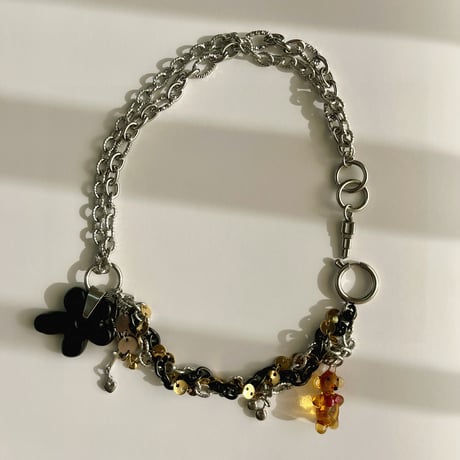 Teddy Mix Charm Necklace
